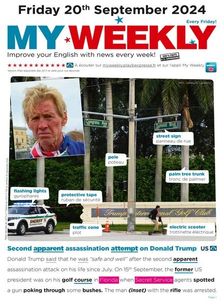 My Weekly fr – 20 Septembre 2024 Cover
