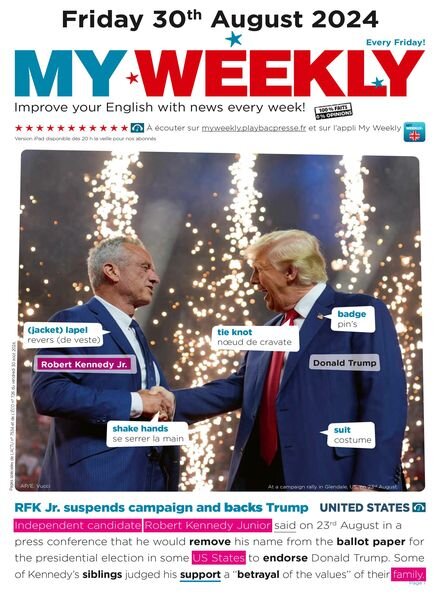 My Weekly fr – 30 Aout 2024 Cover