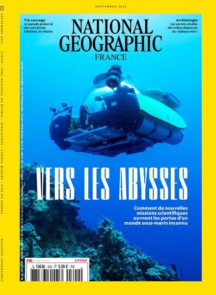 National Geographic France – Septembre 2024 Cover
