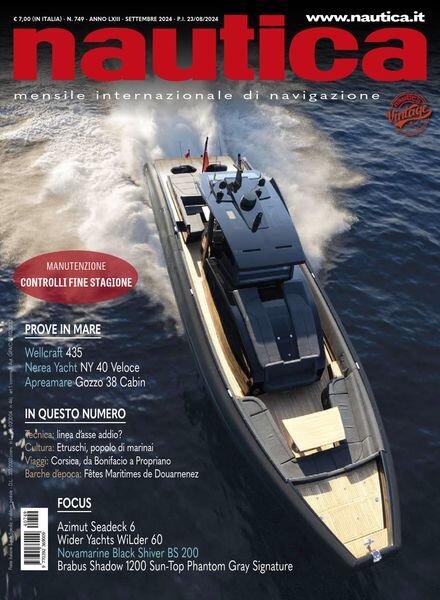 Nautica – Settembre 2024 Cover