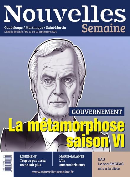Nouvelles Semaine – 13 Septembre 2024 Cover