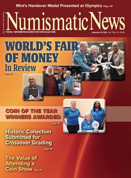 Numismatic News – September 10 2024 Cover