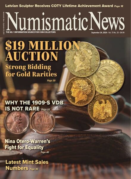 Numismatic News – September 24 2024 Cover