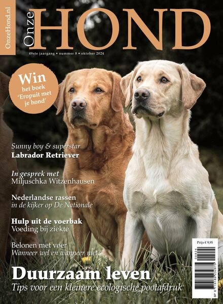 Onze Hond – Oktober 2024 Cover