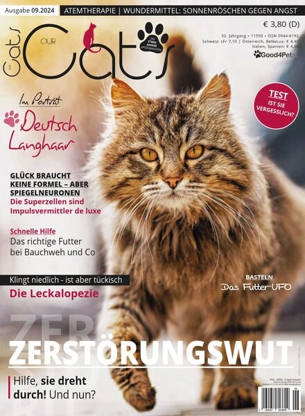 Our Cats – September 2024 Cover