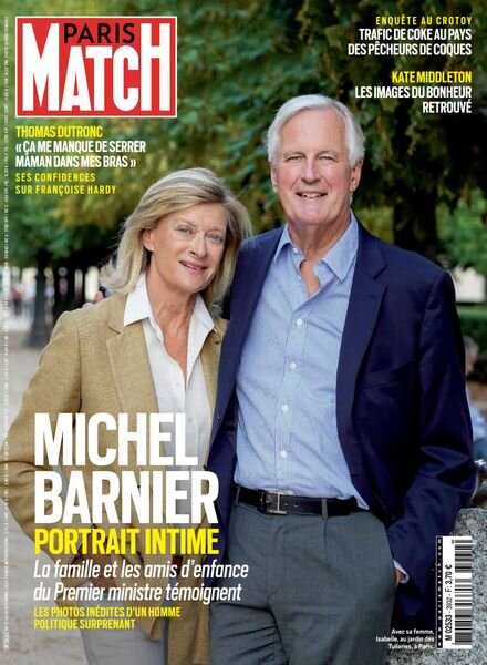 Paris Match – 12 Septembre 2024 Cover
