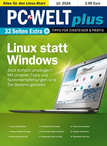 PC-Welt Plus – Oktober 2024 Cover