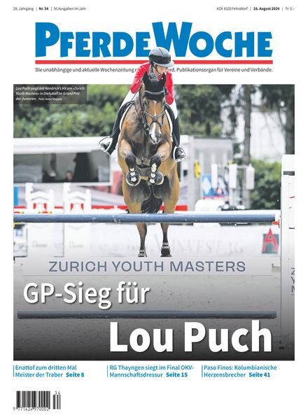 PferdeWoche – 28 August 2024 Cover