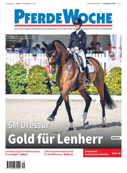 PferdeWoche – 4 September 2024 Cover