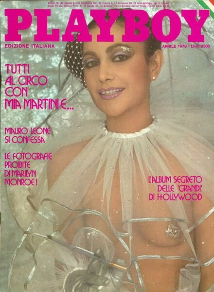 Playboy Italia – N 4 Aprile 1978 Cover