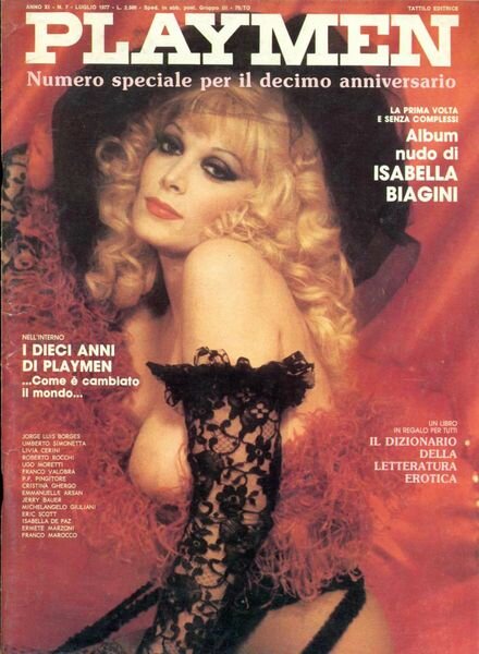 Playmen – N 7 Luglio 1977 Cover
