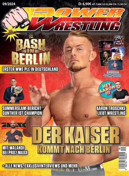 Power-Wrestling – September 2024 Cover