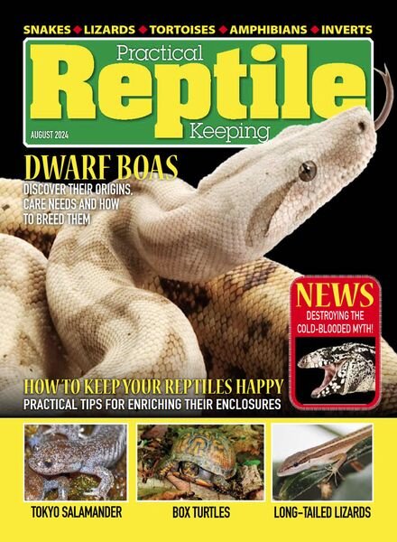 Practical Reptile Keeping – August 2024 Cover