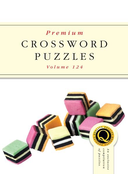 Premium Crossword Puzzles – Issue 124 2024 Cover