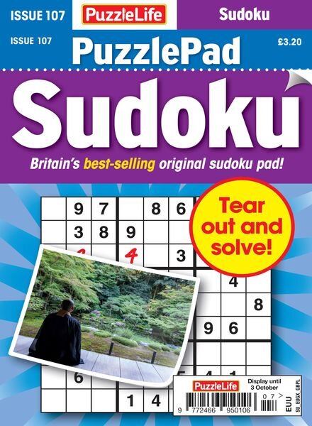 PuzzleLife PuzzlePad Sudoku – Issue 107 2024 Cover