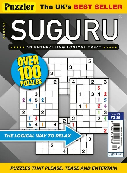 Puzzler Suguru – Issue 132 2024 Cover