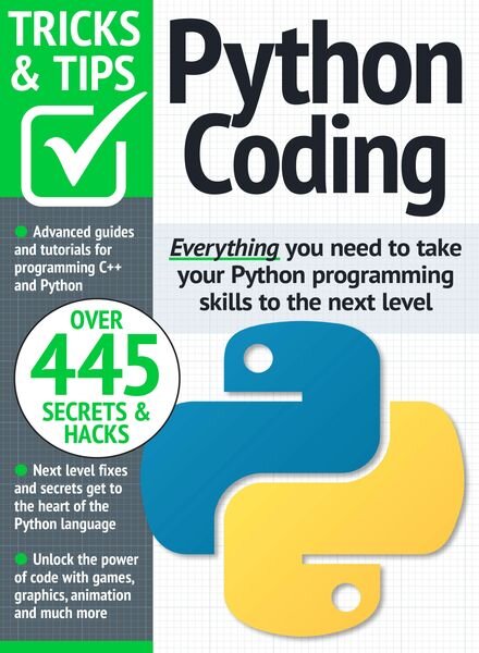 Python Coding Tricks and Tips – August 2024 Cover