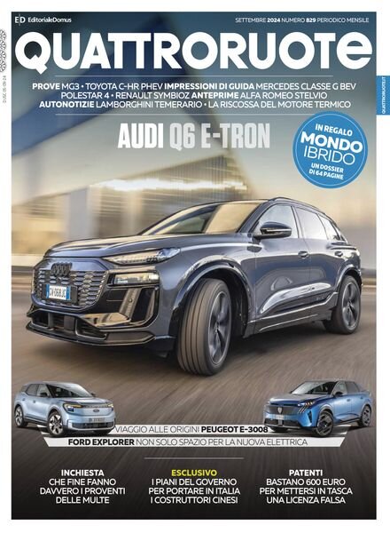 Quattroruote Italia – Settembre 2024 Cover