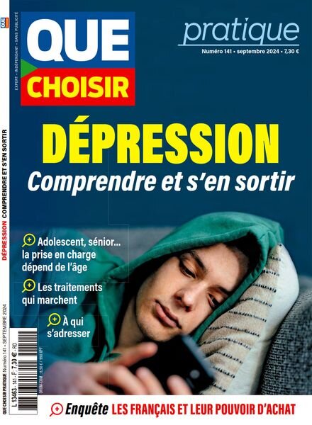 Que Choisir Pratique – Septembre 2024 Cover