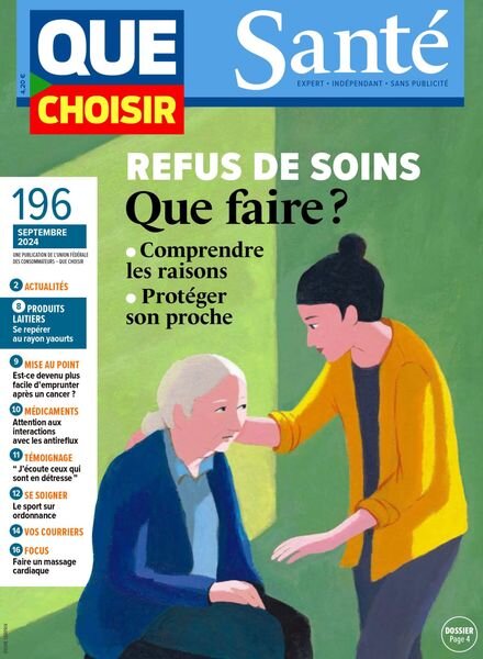 Que Choisir Sante – Septembre 2024 Cover