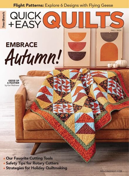 Quick+Easy Quilts – Fall 2024 Cover