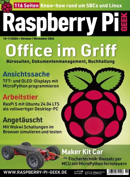 Raspberry Pi Geek – Oktober-November 2024 Cover