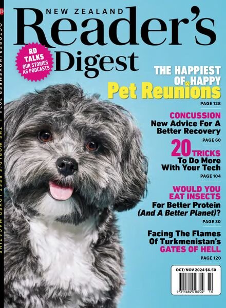 Reader’s Digest New Zealand – October-November 2024 Cover