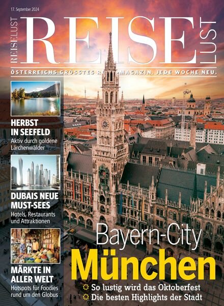 Reiselust – 17 September 2024 Cover
