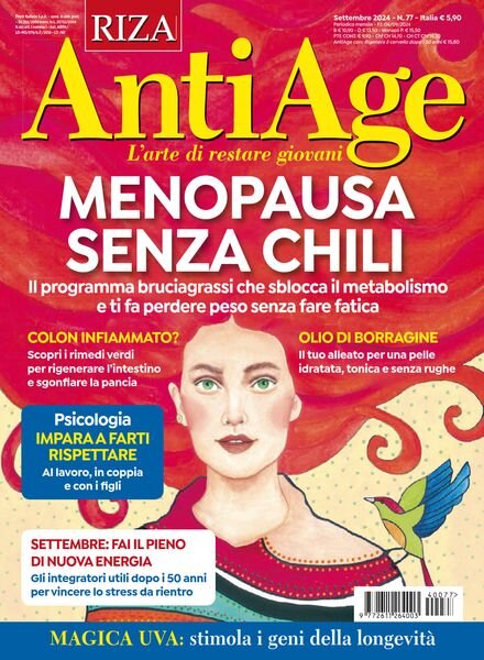 Riza AntiAge – Settembre 2024 Cover