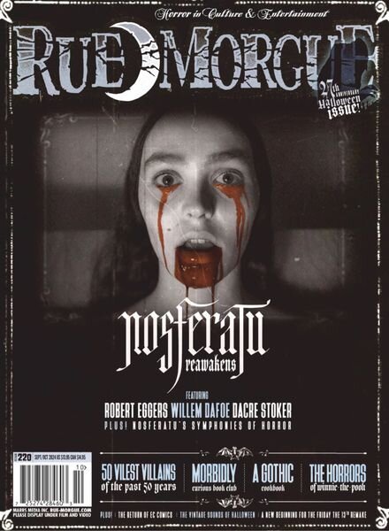 Rue Morgue – September-October 2024 Cover