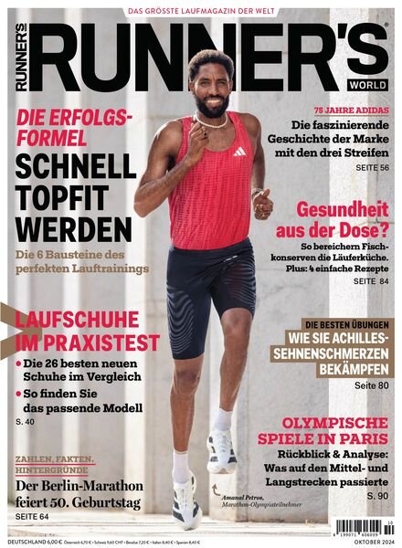 Runner’s World Germany – Oktober 2024 Cover