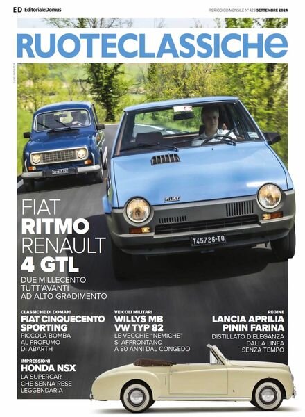 RuoteClassiche – Settembre 2024 Cover