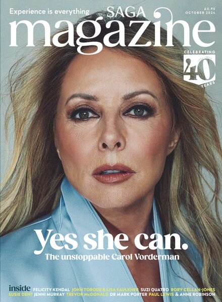 Saga Magazine – October 2024 Cover