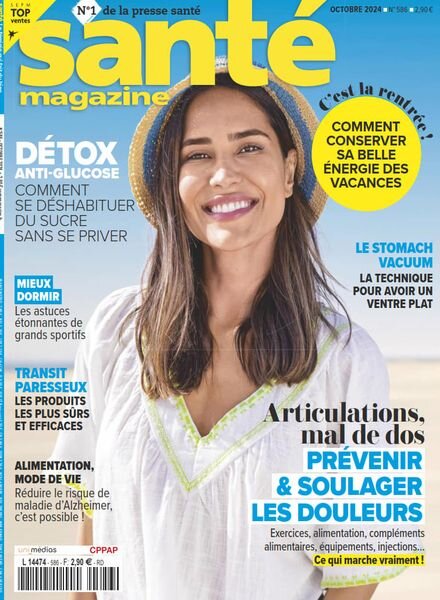 Sante Magazine – Octobre 2024 Cover