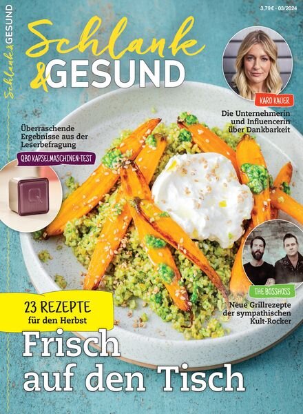 Schlank & Gesund – September 2024 Cover