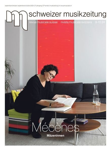 Schweizer Musikzeitung – September-Oktober 2024 Cover