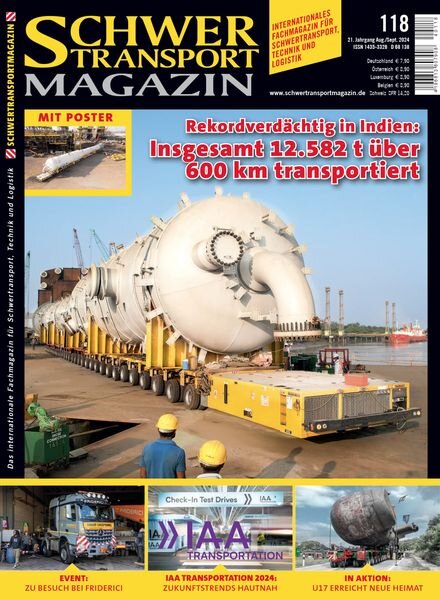 Schwertransportmagazin – August-September 2024 Cover