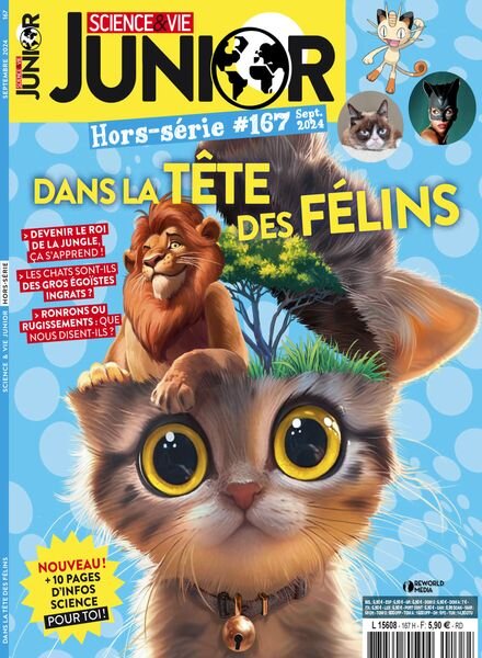 Science & Vie Junior – Hors-Serie N 167 – Septembre 2024 Cover