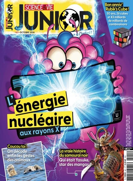 Science & Vie Junior – Octobre 2024 Cover