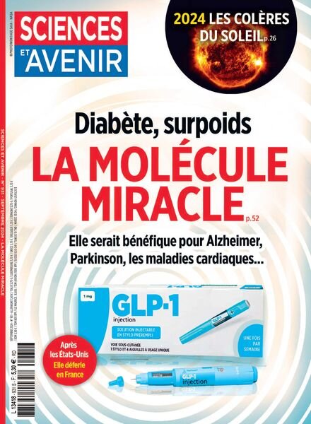 Sciences et Avenir – Septembre 2024 Cover