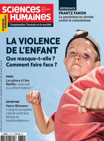 Sciences Humaines – Septembre 2024 Cover