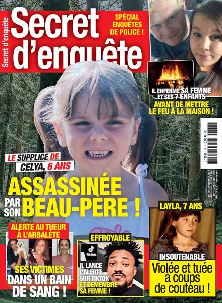 Secret d’enquete – Septembre-Octobre-Novembre 2024 Cover