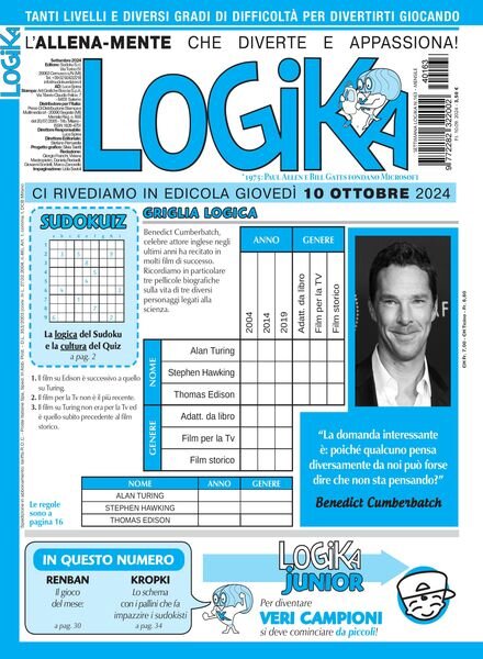 Settimana Logika – Settembre 2024 Cover