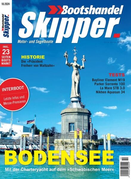 Skipper Bootshandel – Oktober 2024 Cover