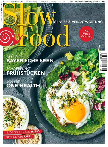 Slow Food Magazin – Oktober-November 2024 Cover