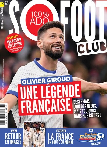 So Foot Club – Septembre 2024 Cover