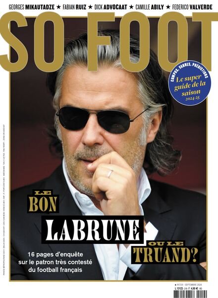 So Foot – Septembre 2024 Cover