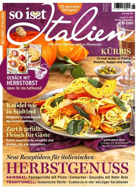 So isst Italien – Oktober-November 2024 Cover