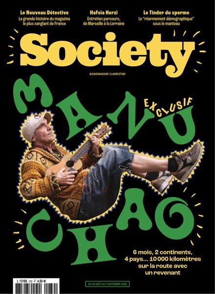 Society – 29 Aout 2024 Cover