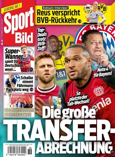 Sport Bild – 4 September 2024 Cover